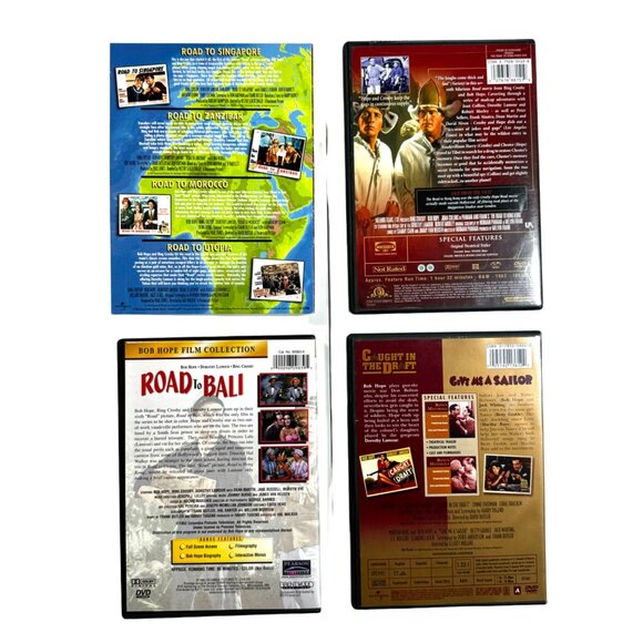 Bob Hope, Bing Crosby, Joan Collins 8 movies on 4 DVD's - Picture 2 of 10
